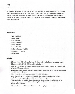 Twin Science İle (Işıklı Kapı Zili)